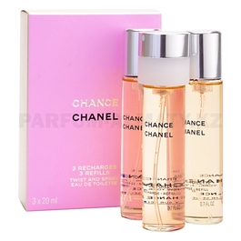 Фото Chanel - Chance - Eau de Toilette - Туалетная вода для женщин - 3 x 20 мл, 3x Refill