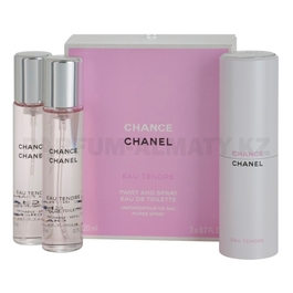 Фото Chanel - Chance Eau Tendre - Eau de Toilette - Туалетная вода для женщин - 3 x 20 мл, 1x Refillable + 2x Refill