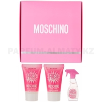 Скидка Moschino - Fresh Couture Pink - Gift Set - Подарочный набор для женщин - Туалетная вода 5 мл + Гель для душа 25 мл + Лосьон для тела 25 мл